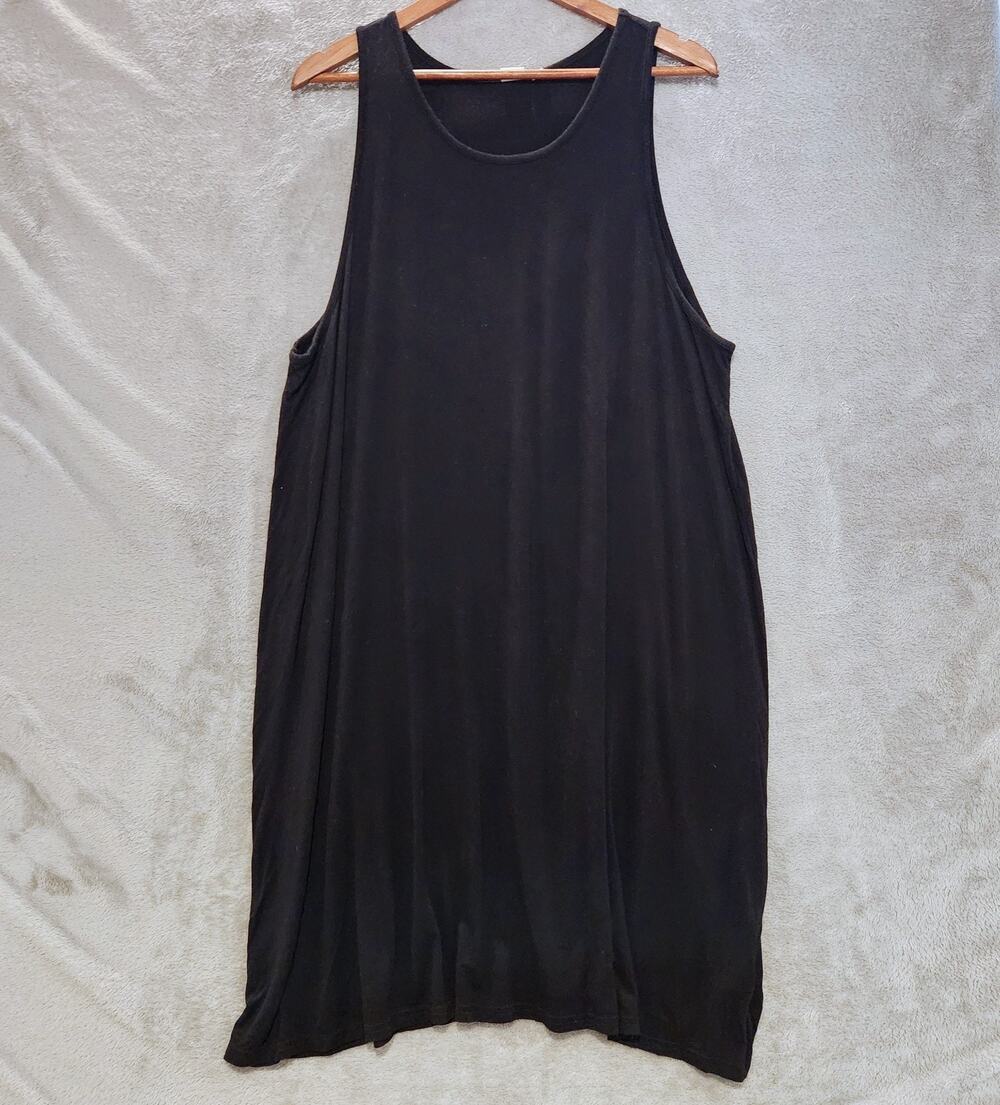 GAP Womens Black Sleeveless Flowy Midi Dress Size XXL Minimalist Lightweight
